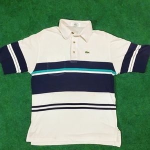 Vtg Lacoste Izod Thin Polo
